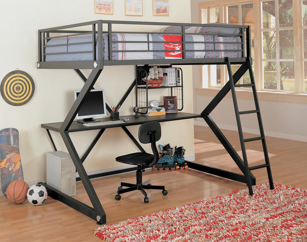 PARKVIEW FULL WORKSTATION LOFT BED 460092