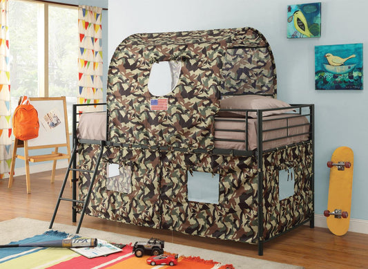 CAMOUFLAGE TWIN TENT LOFT BED 460331