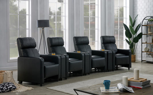 TOOHEY 7 PC 4-SEATER HOME THEATER 600181-S4A