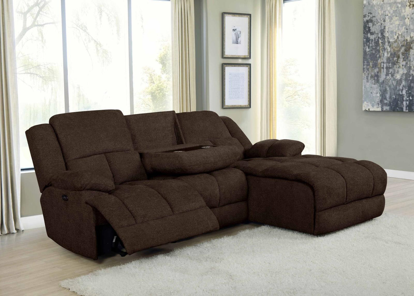 3 PC POWER SECTIONAL 602570PA