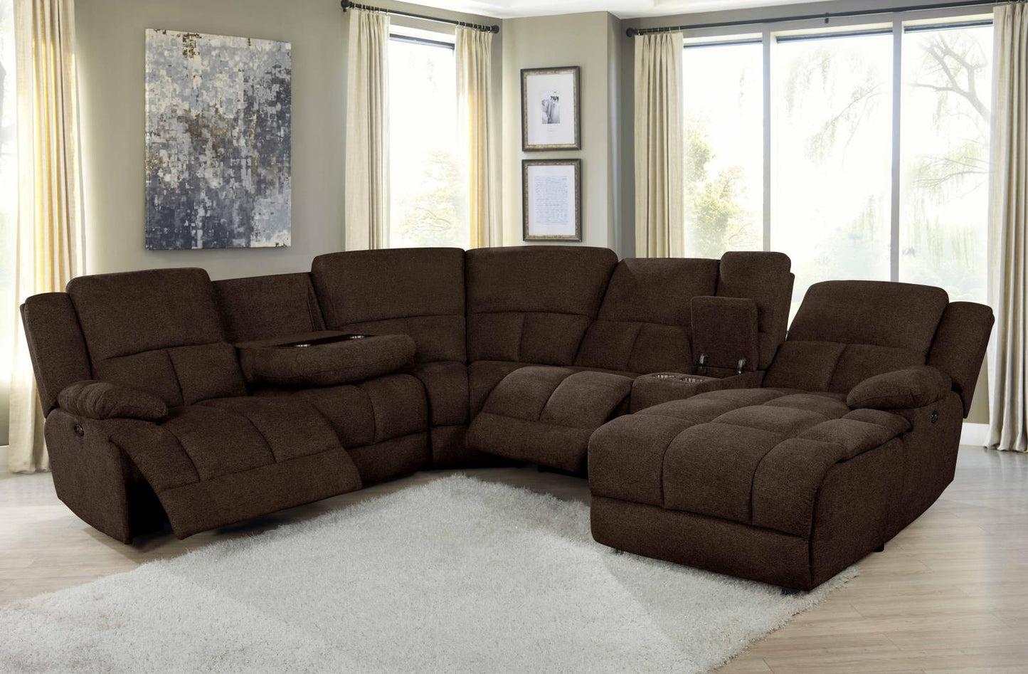 6 PC POWER SECTIONAL 602570P