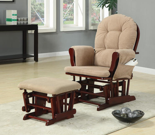 LIVING GLIDER WITH OTTOMAN 650010