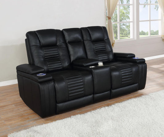 ZANE POWER2 LOVESEAT W/ CONSOLE 651302PP