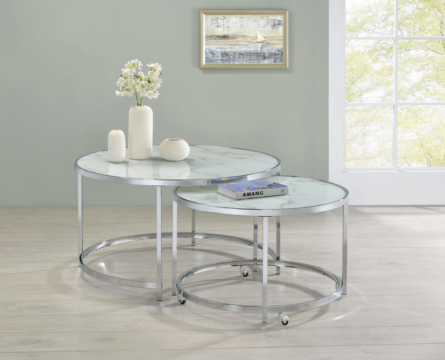 2 PC NESTING COFFEE TABLE 721528