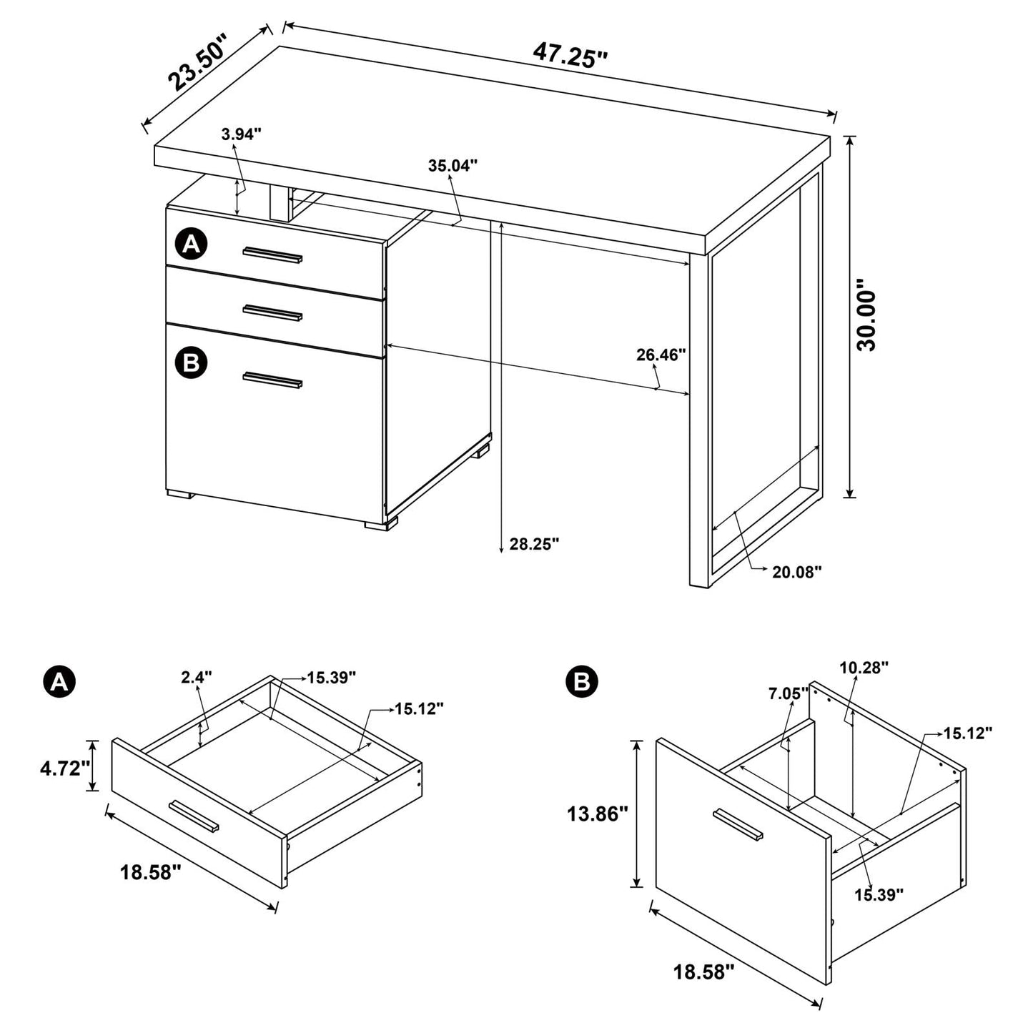 OFFICE DESK 800325