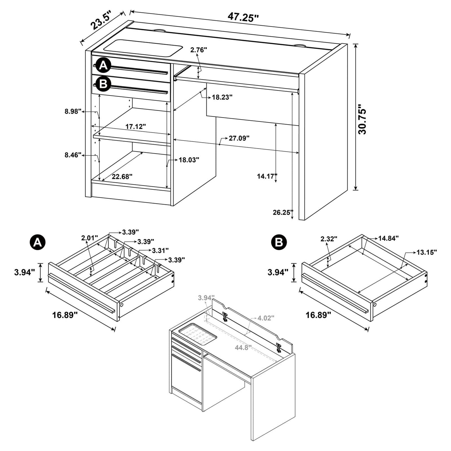 CONNECT-IT DESK 800702