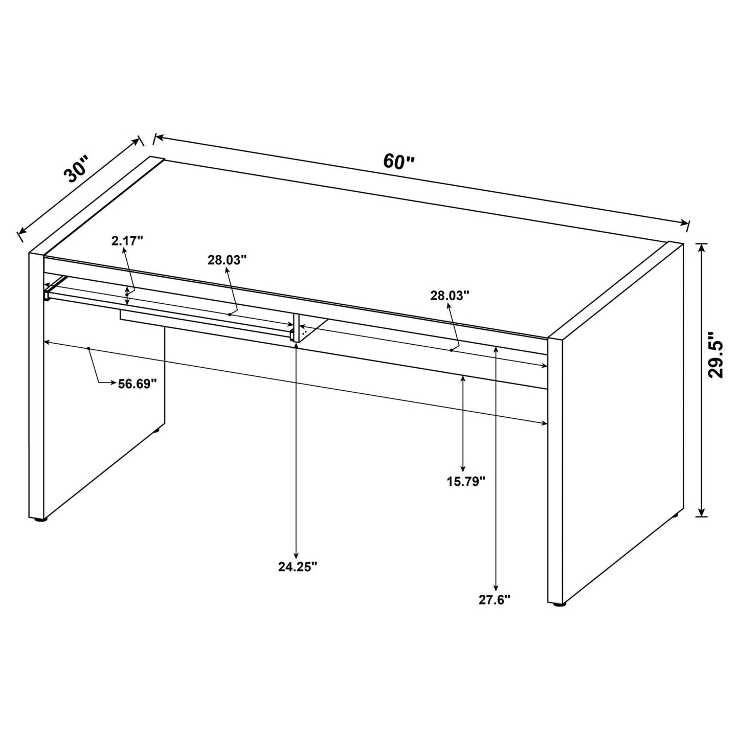 SKEENA COMPUTER DESK 800901