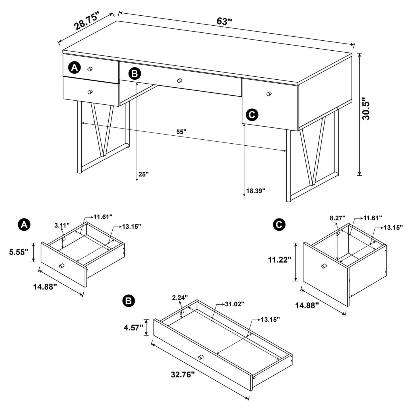 WRITING DESK 800999