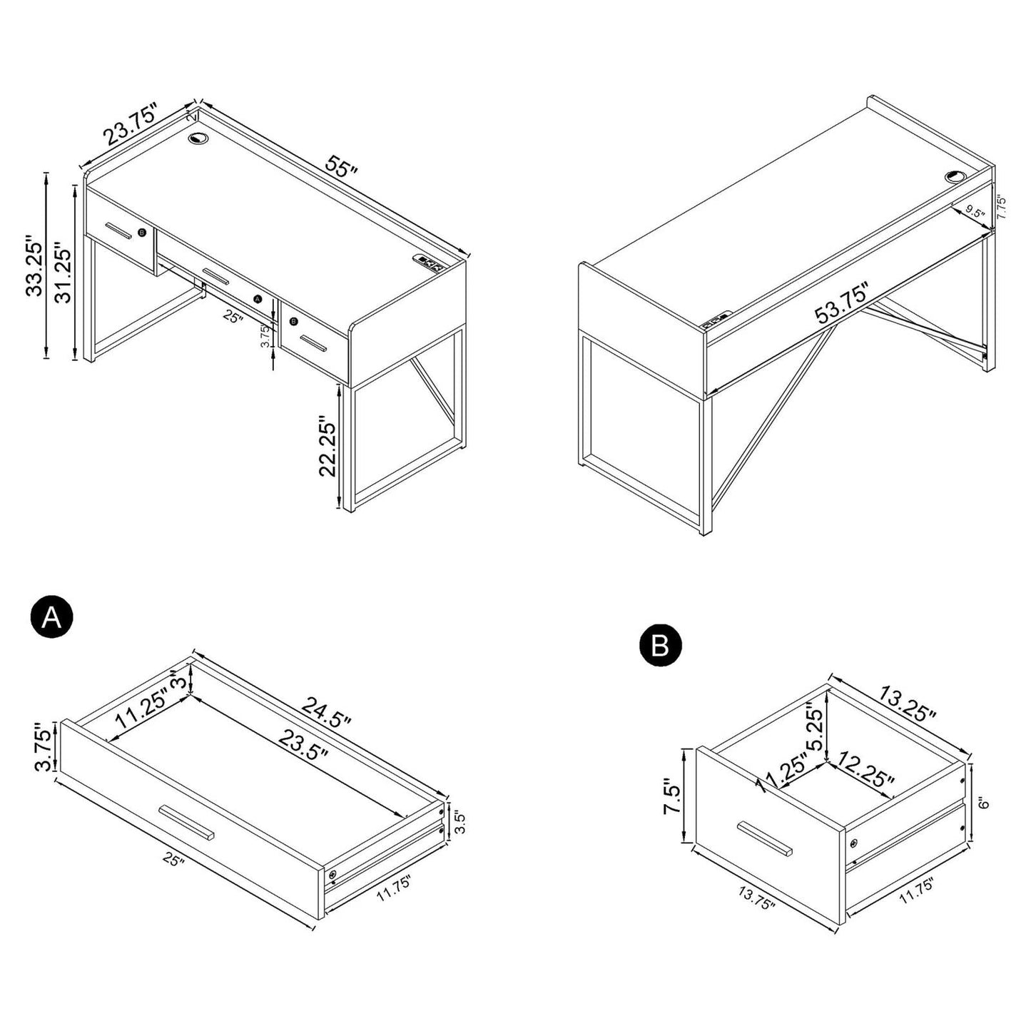 ANGELICA WRITING DESK 801492