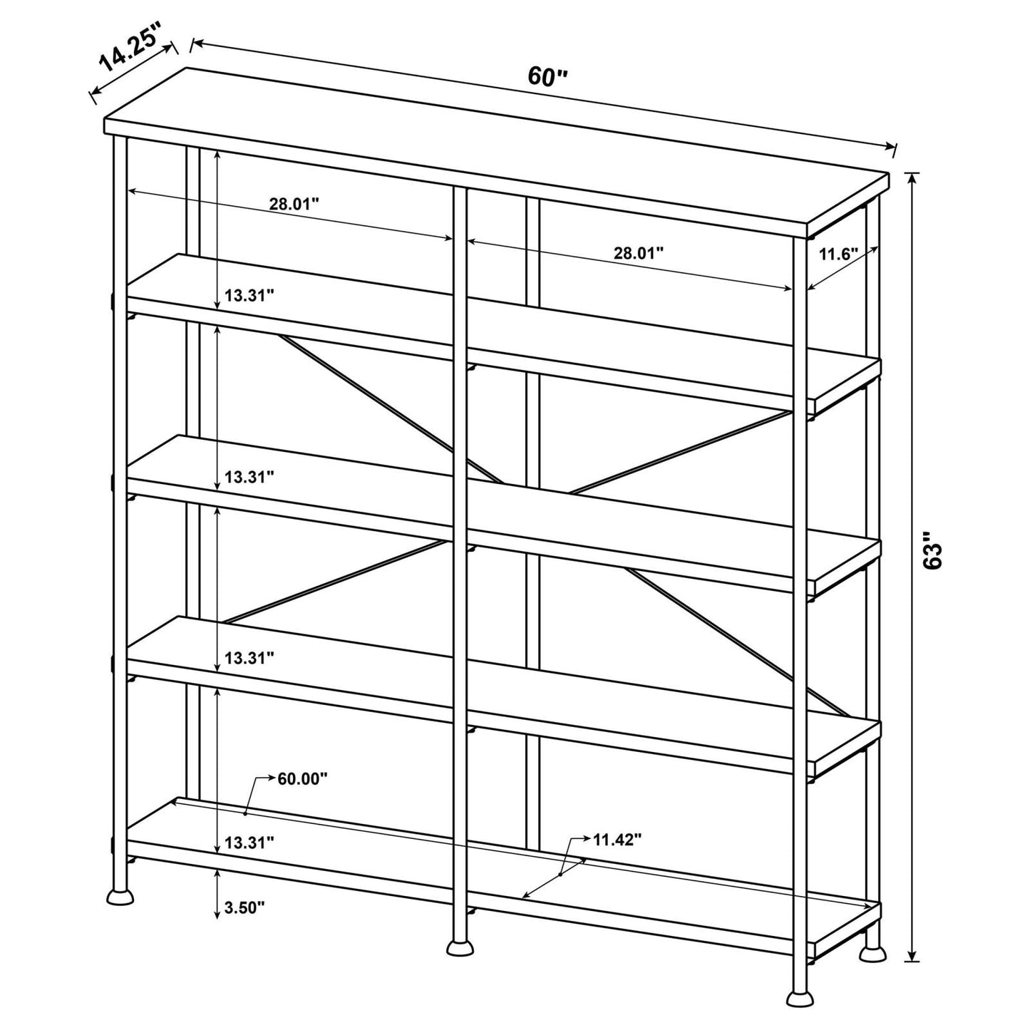 BOOKCASE 801543
