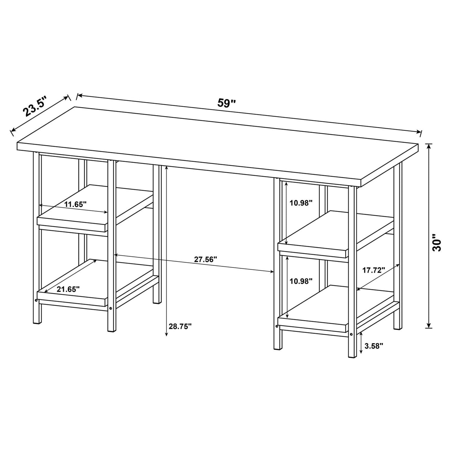 KEMPER WRITING DESK 801551