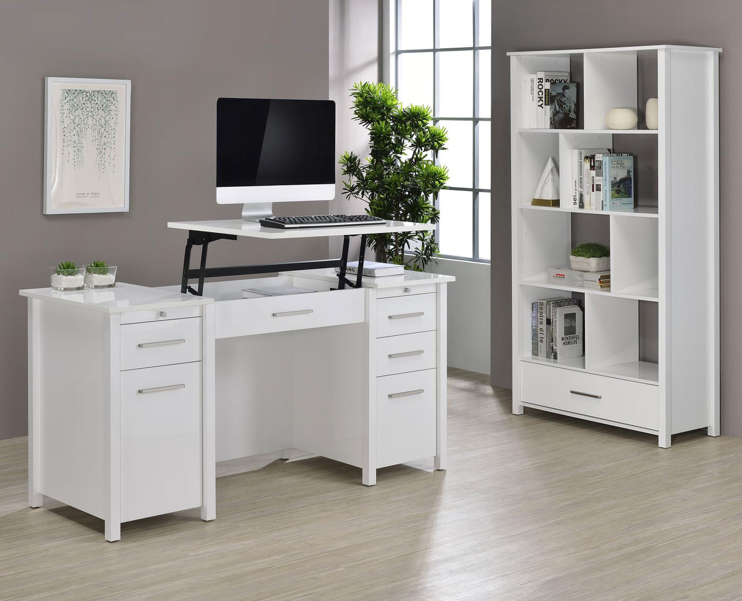 DYLAN LIFT TOP OFFICE DESK 801573