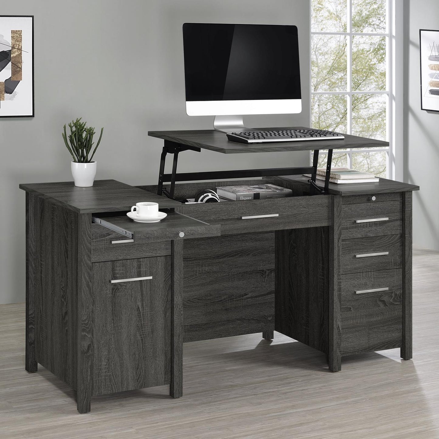 DYLAN LIFT TOP OFFICE DESK 801576