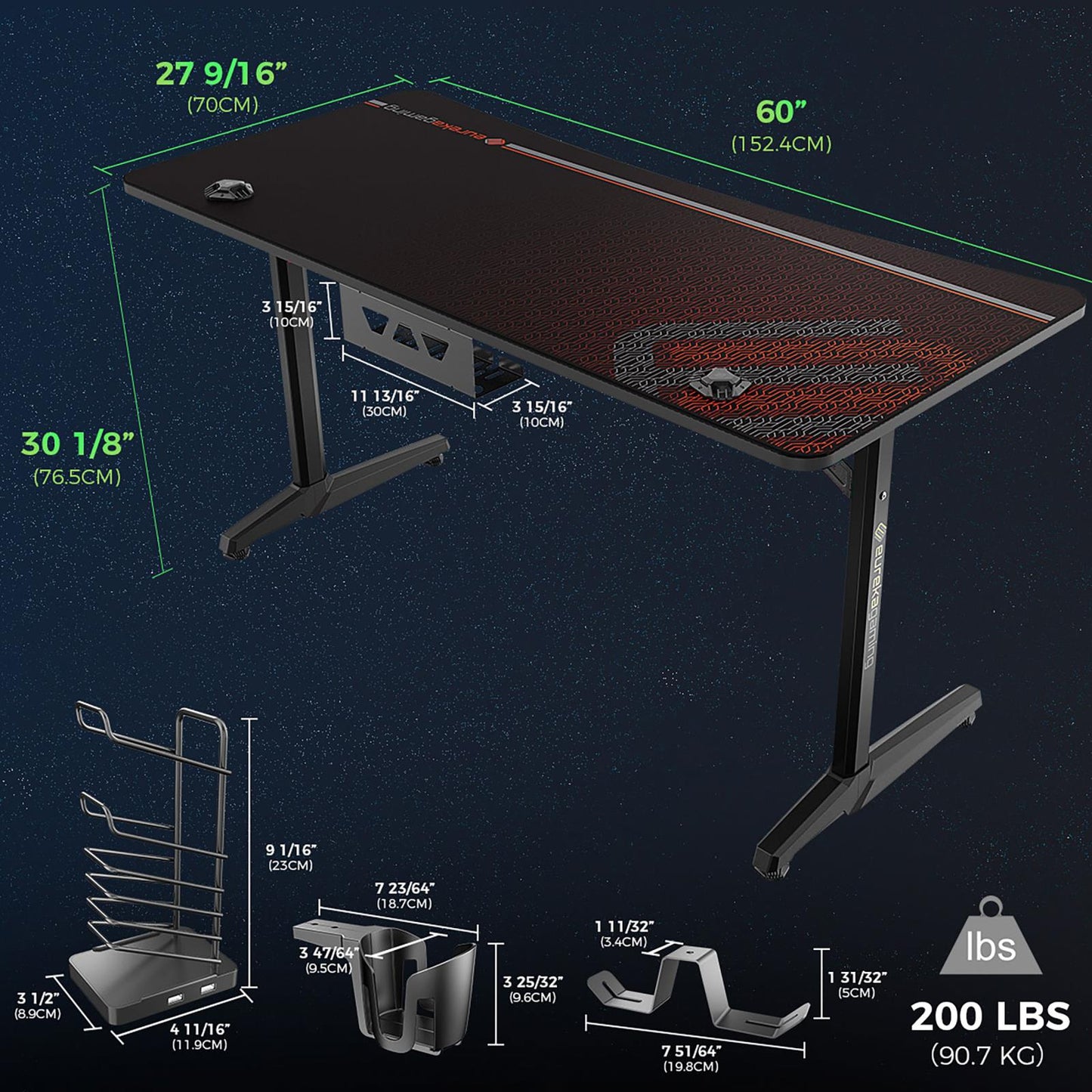 TARNOV GAMING DESK 802436