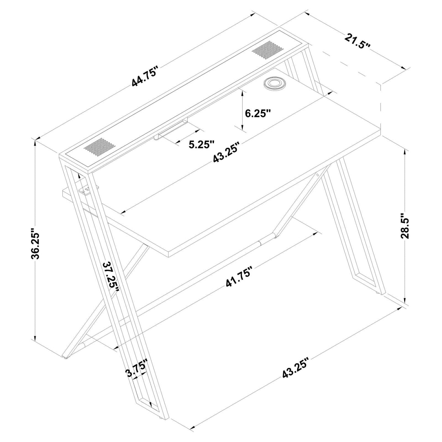 XAVIER WRITING DESK 802447