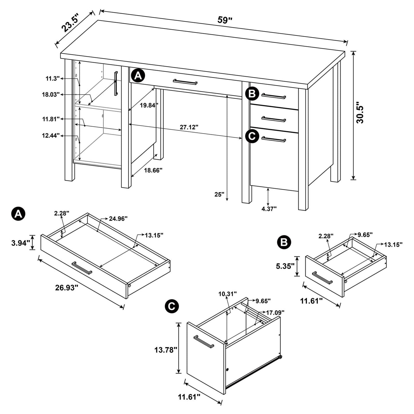 OFFICE DESK 803581