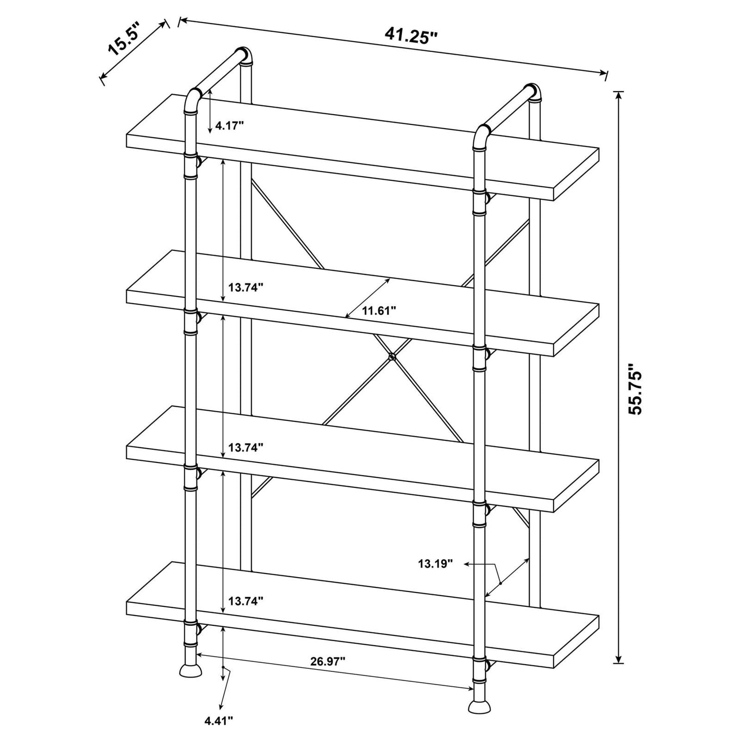 BOOKCASE 804406