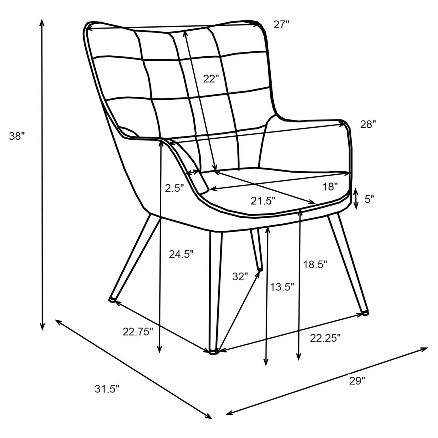 ACCENT CHAIR 909466