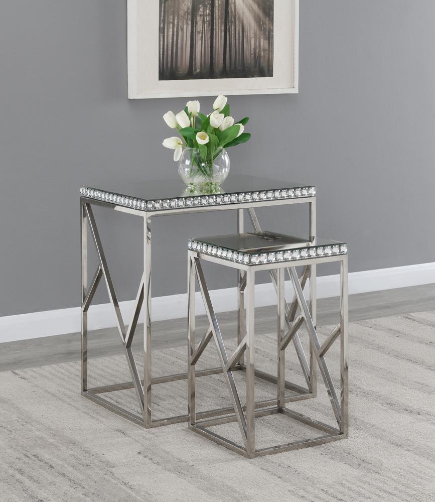 2 PCS NESTING TABLES 930226