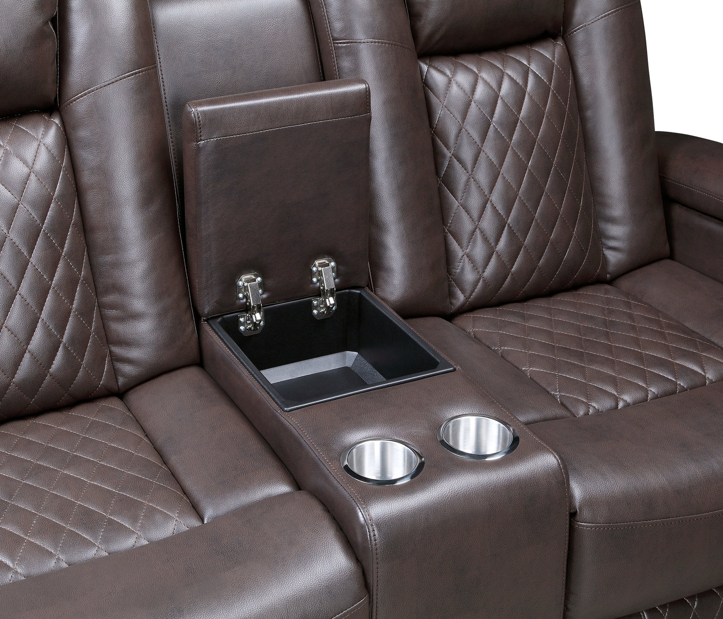 Power Double Reclining Love Seat 9366DB-2PWH