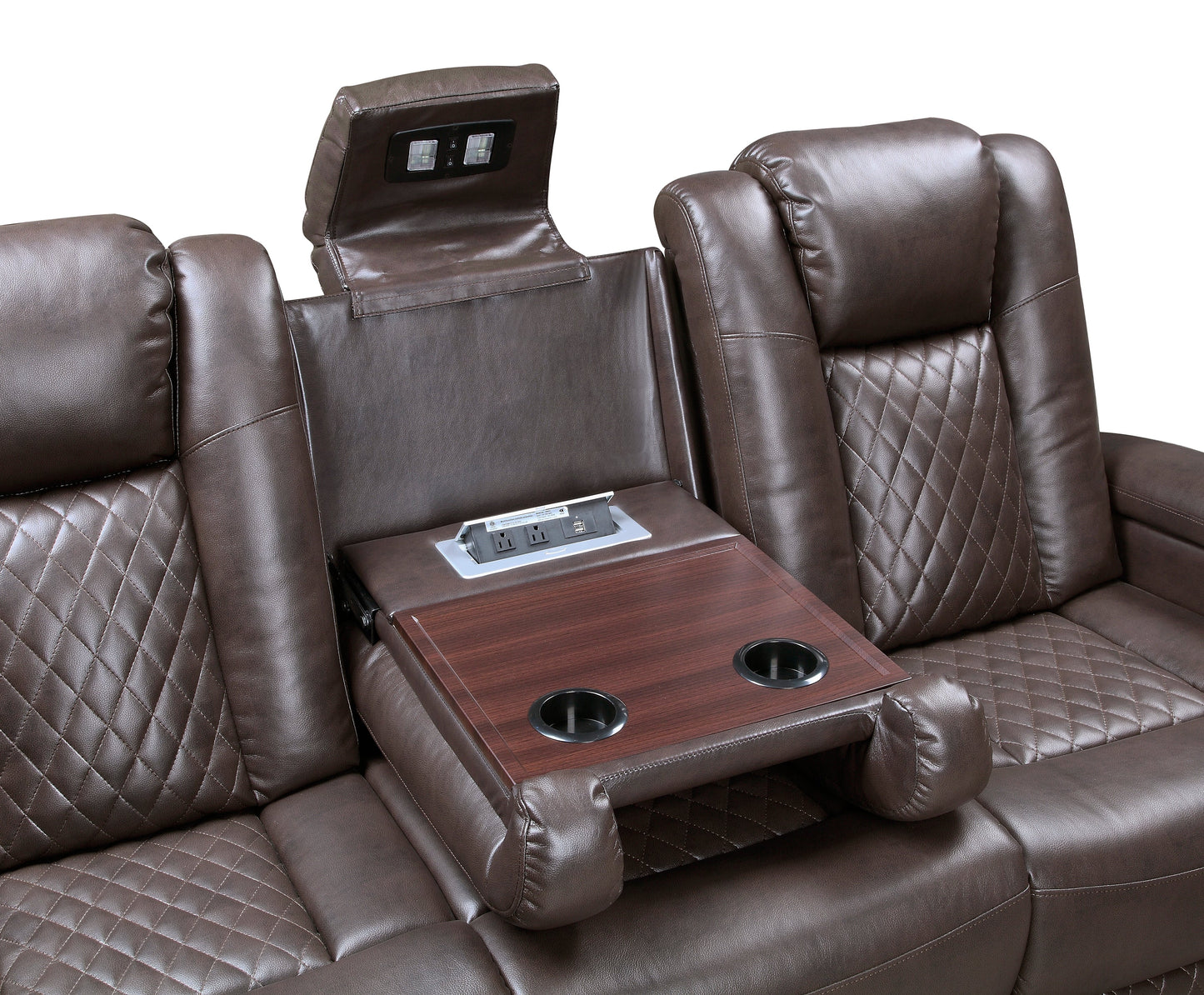 Power Double Reclining Sofa 9366DB-3PWH