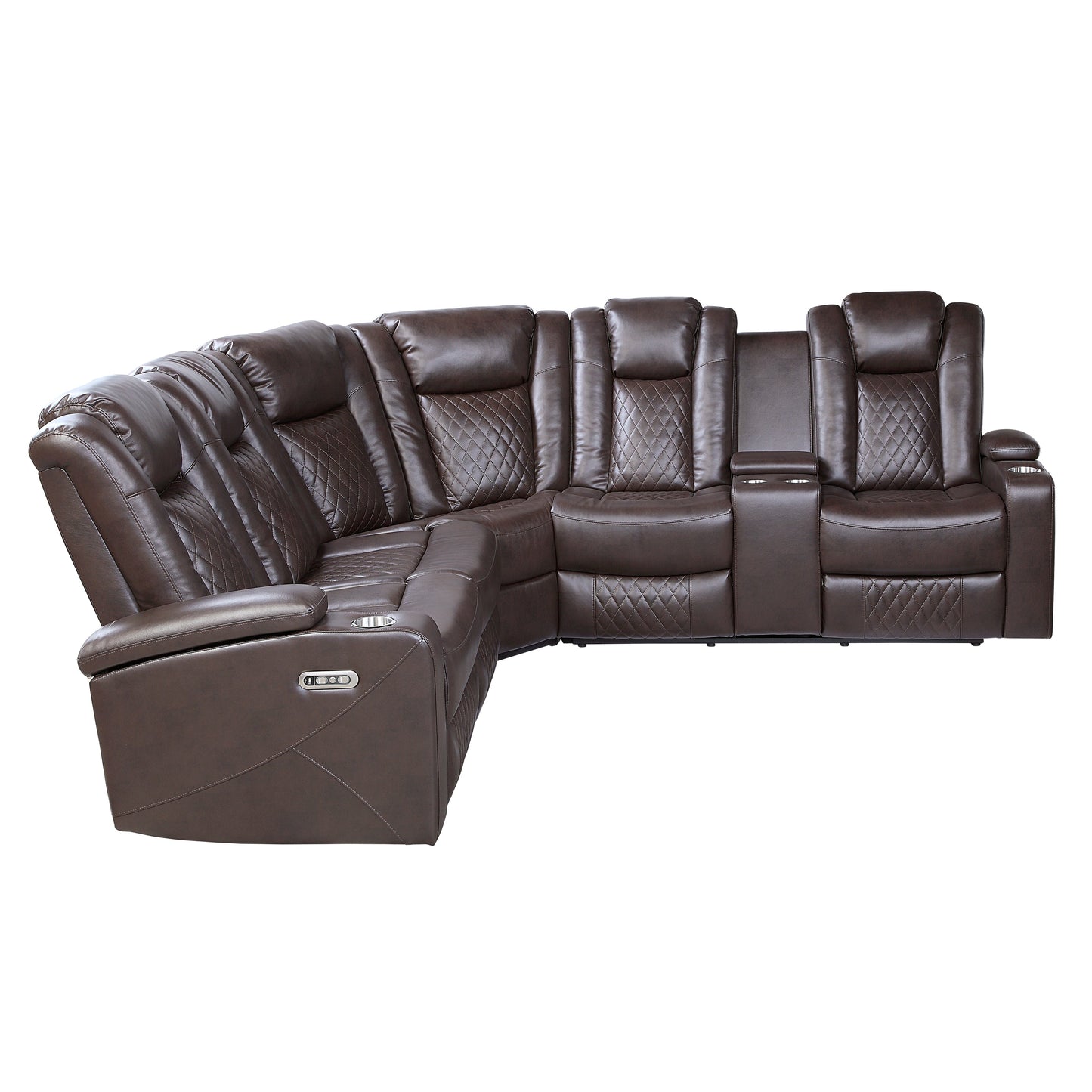 Caelan Collection 3-Piece Reclining Sectional 9366DB*SC