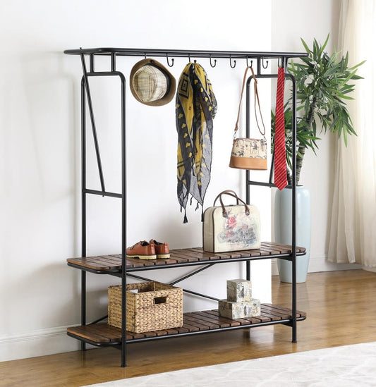 CLOTHES AND SHOE STANDING RACK 980007