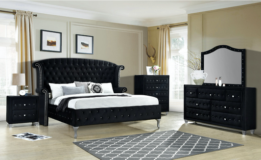 Black Dana King Bed