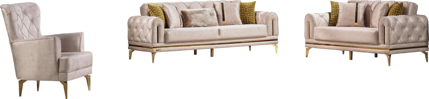 Helena 2PC Set (Sofa, Loveseat)