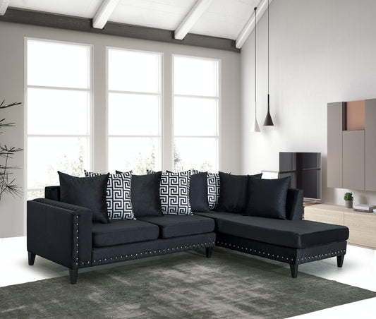 Parma Black Sectional