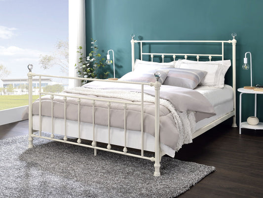 ACME Comet Full Bed, White Finish - BD00133F