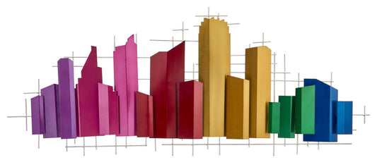 CityScape Wall Art, Multicolor