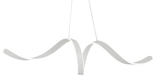 Copenhagen LED Chandelier, White, White