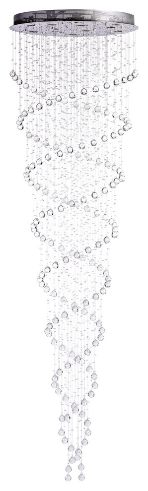 Crystal Chandelier Double Helix// 12 Light