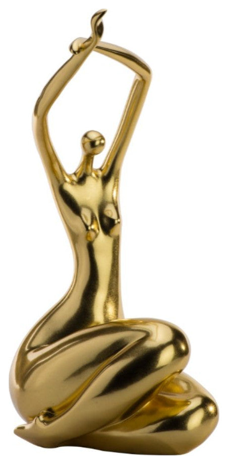 Elizabeth Sculpture, Gold Leaf