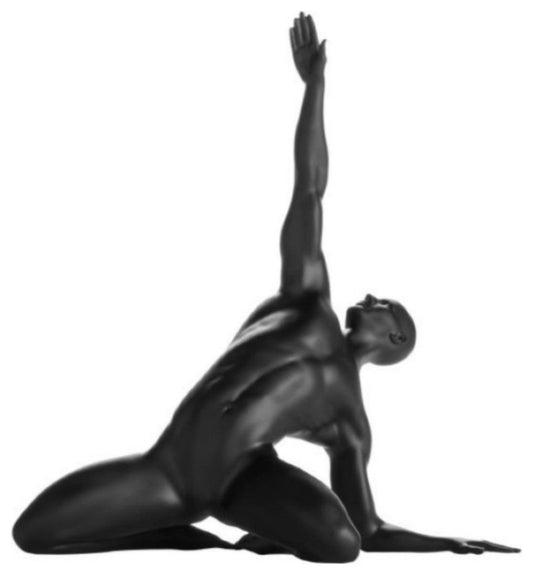 Invocation Man Sculpture, Black