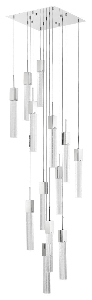 Finesse Decor, Sparkling Night Cylinder Chandelier// 13 Light