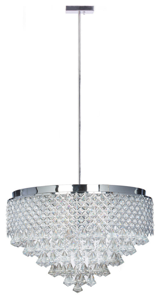 Finesse Decor Cinderella Crystal Round Chandelier, 19 Lights